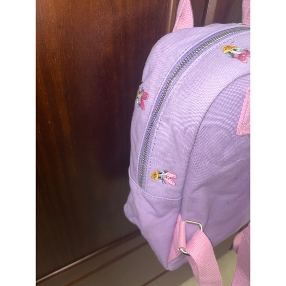 Loungefly Disney Daisy Duck AOP Sensational 6 Canvas Mini Backpack - Picture 6 of 12